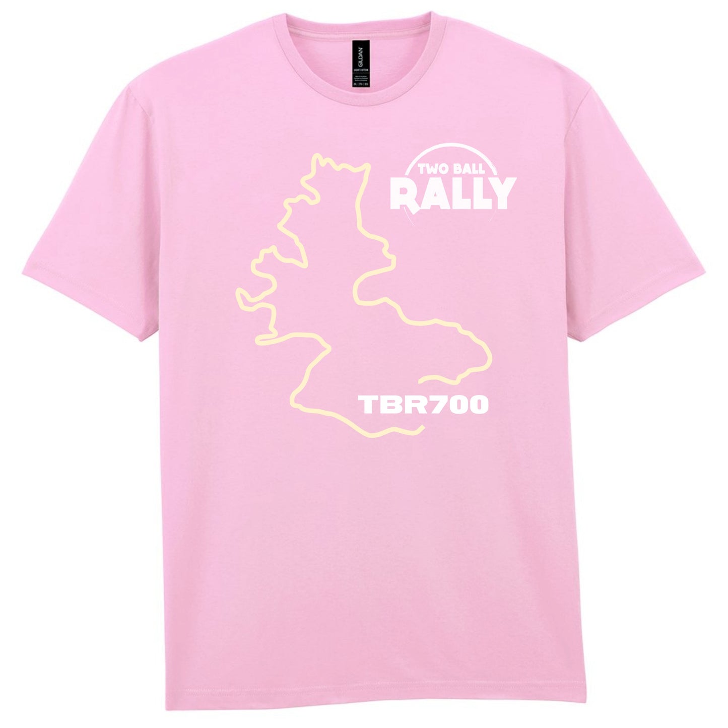 The TBR700 Route T-Shirt TBR700 Map