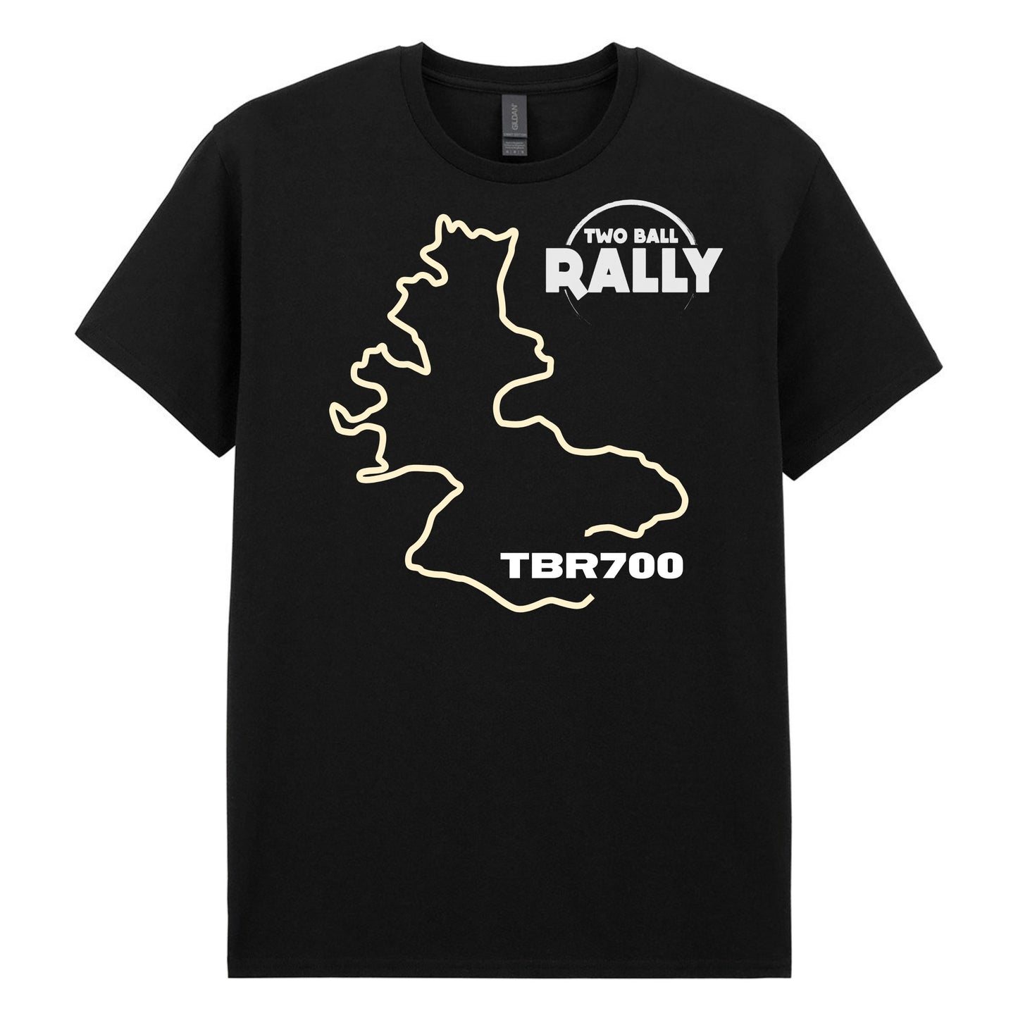 The TBR700 Route T-Shirt TBR700 Map