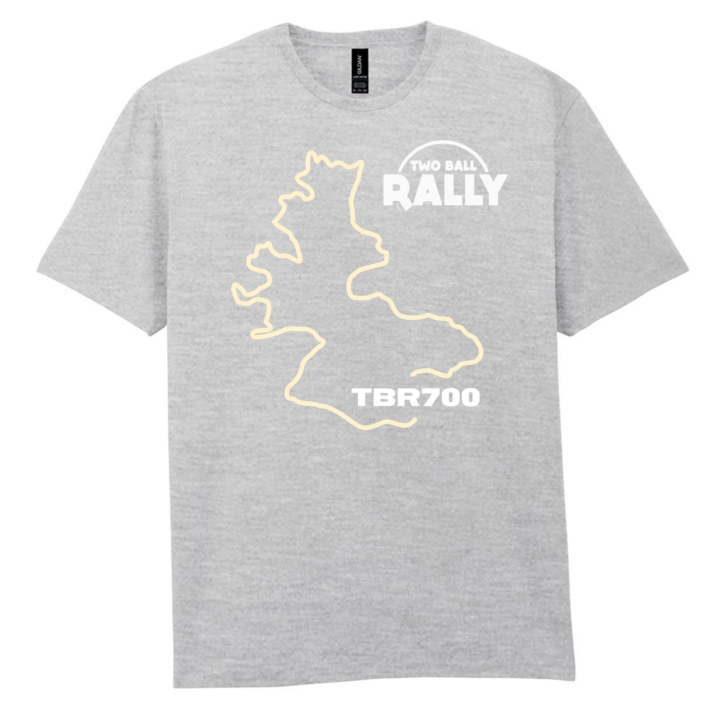 The TBR700 Route T-Shirt TBR700 Map