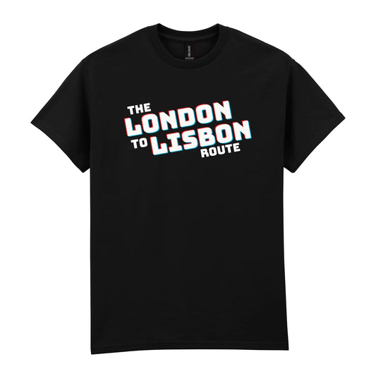 The London to Lisbon Route T-Shirt Retro 3D print
