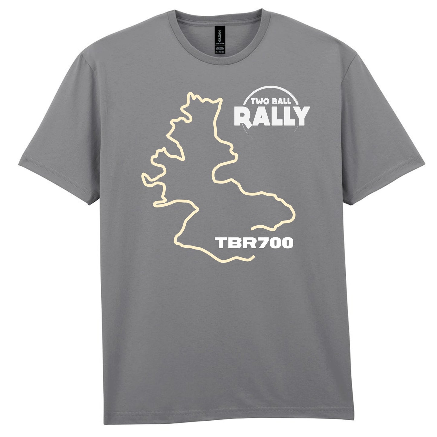 The TBR700 Route T-Shirt TBR700 Map