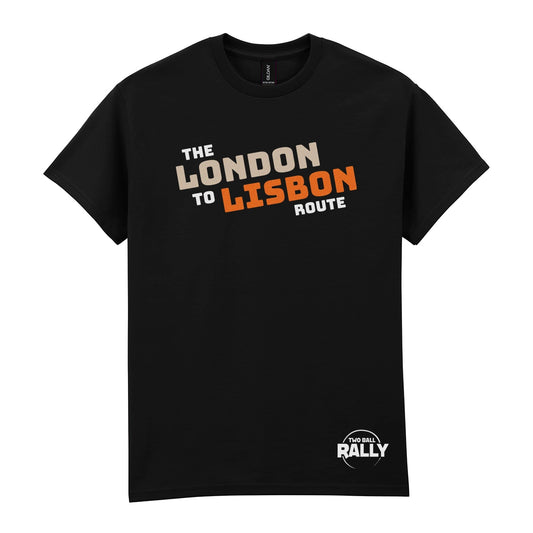 The London to Lisbon Route T-Shirt