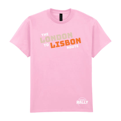 The London to Lisbon Route T-Shirt