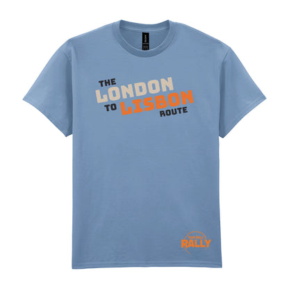 The London to Lisbon Route T-Shirt