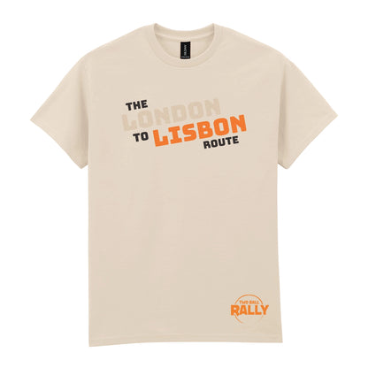 The London to Lisbon Route T-Shirt