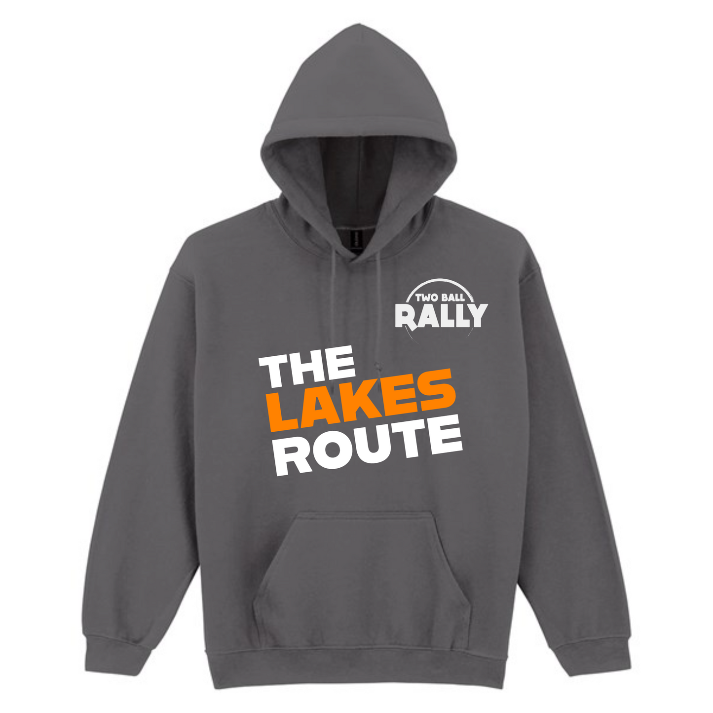 The Lakes Route Hoodie with Two Ball Logo