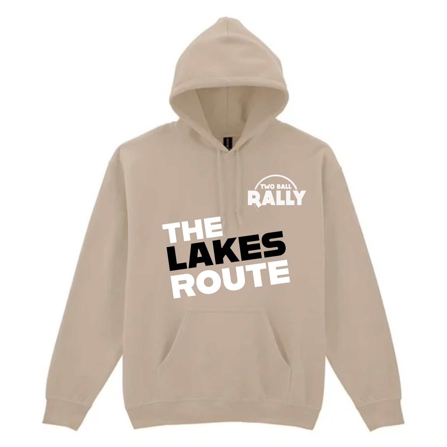 The Lakes Route Hoodie with Two Ball Logo