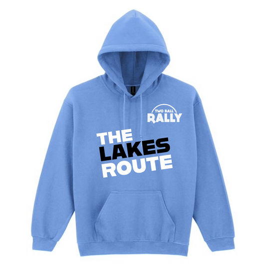 The Lakes Route Hoodie with Two Ball Logo