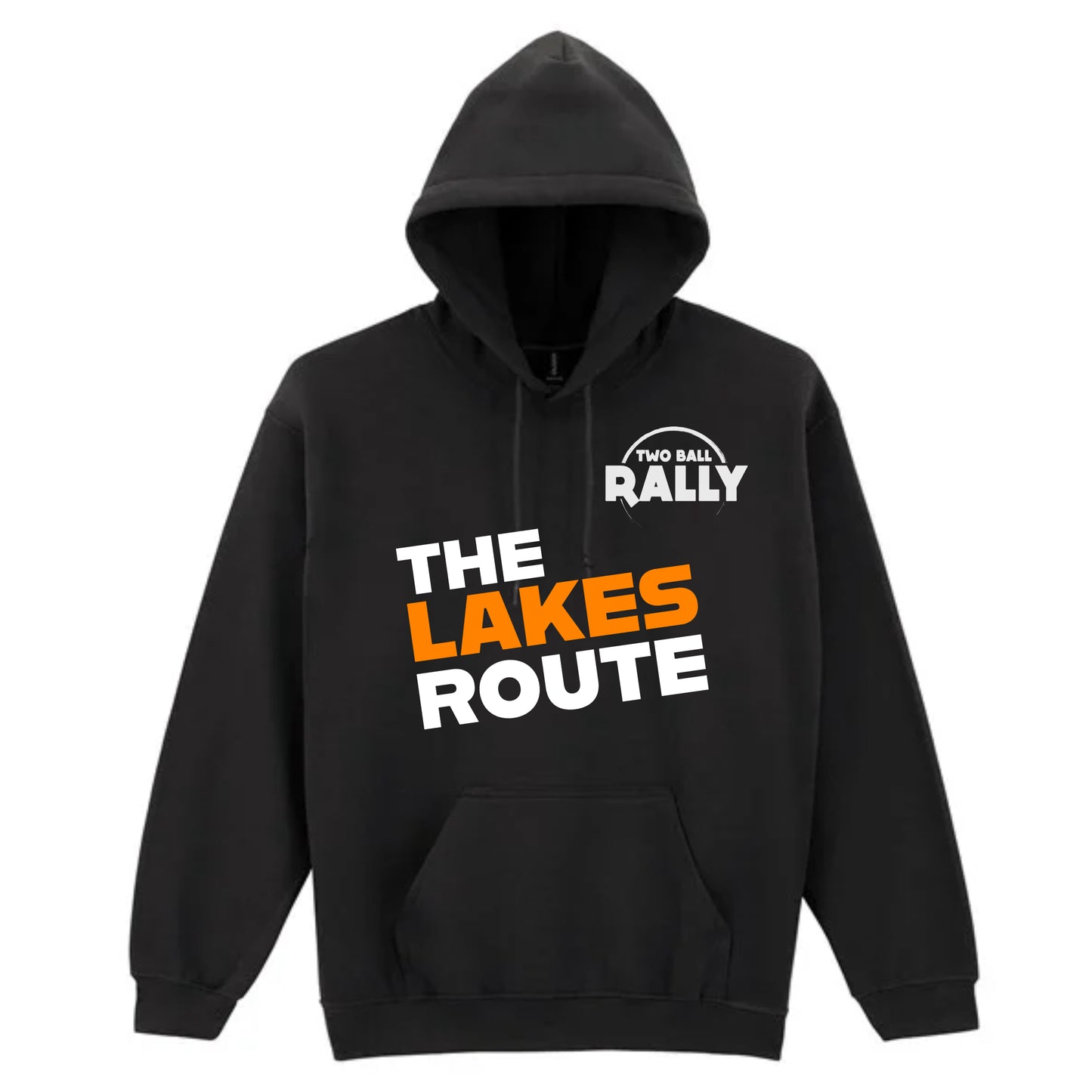 The Lakes Route Hoodie with Two Ball Logo