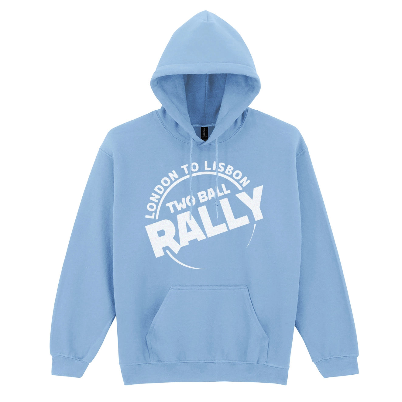 The London to Lisbon Route Hoodie Large Logo