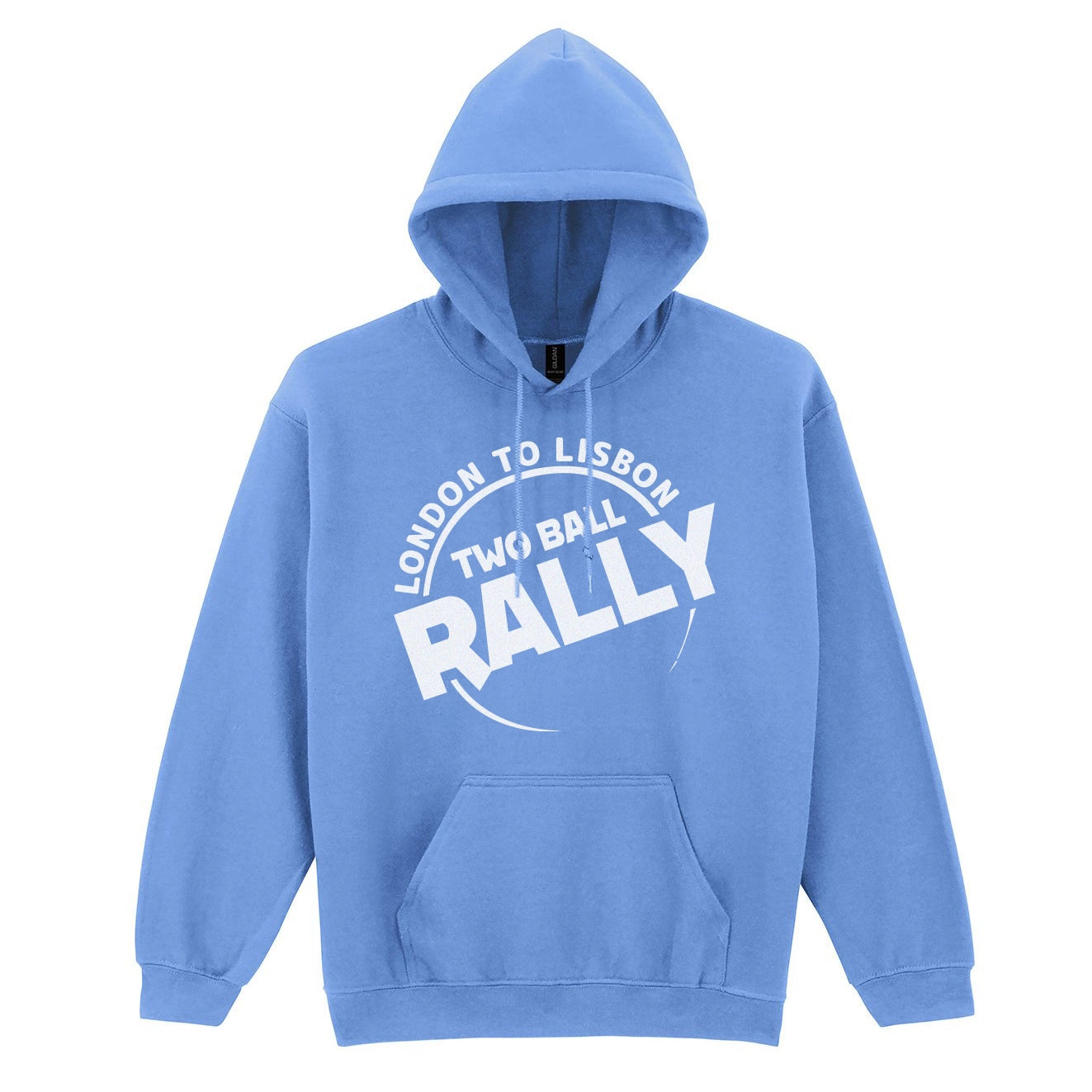 The London to Lisbon Route Hoodie Large Logo